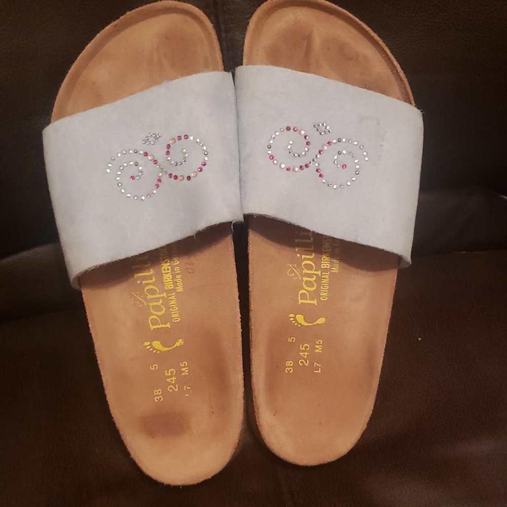 Papillio Birkenstock blue size 7 38 sandals